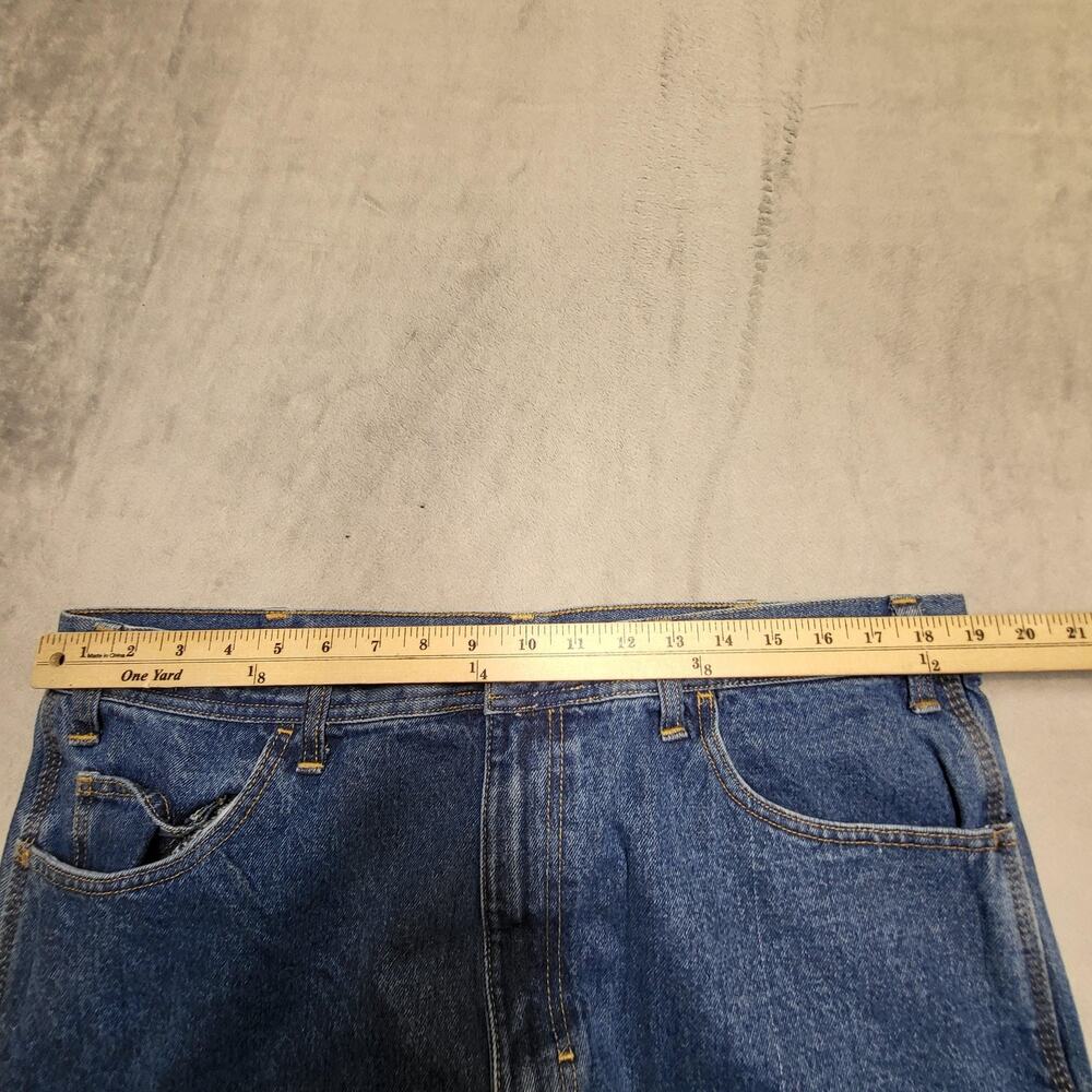 Berne Jeans Jeans Mens 40x32 Blue Medium Wash Straight Relaxed Denim Pockets - Picture 7 of 9